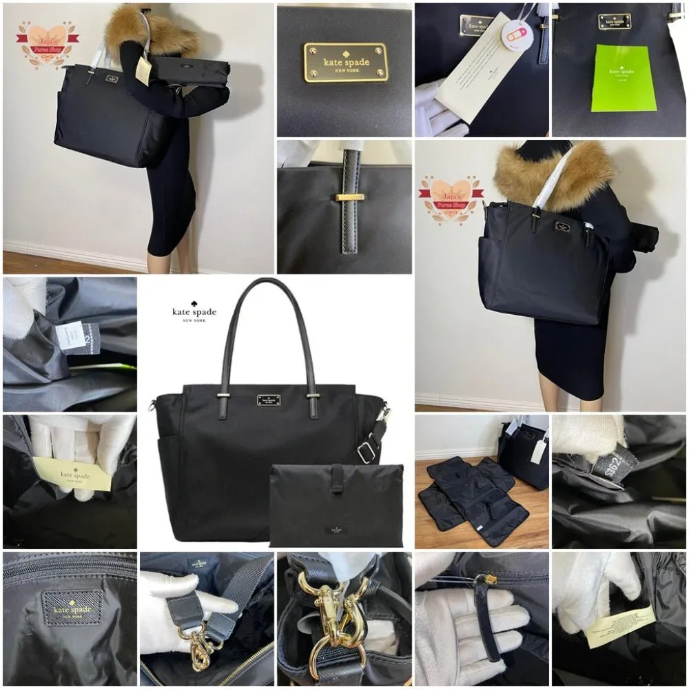 ❤️Kate Spade Nylon W/ PVC Leather Diaper Bag❤️